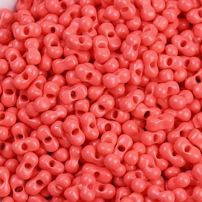 Baking Paint Glass Seed Beads SEED-K010-A08-1