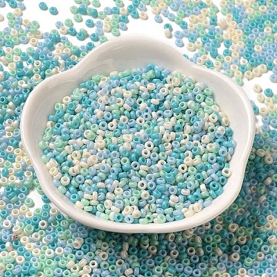 Baking Paint Glass Seed Beads SEED-P006-03A-17-1