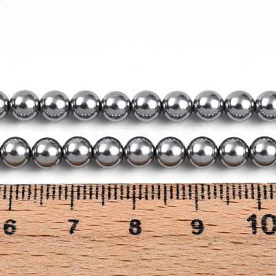 Baking Paint Pearlized Glass Pearl Bead Strands HY-N002-5mm-A01-1
