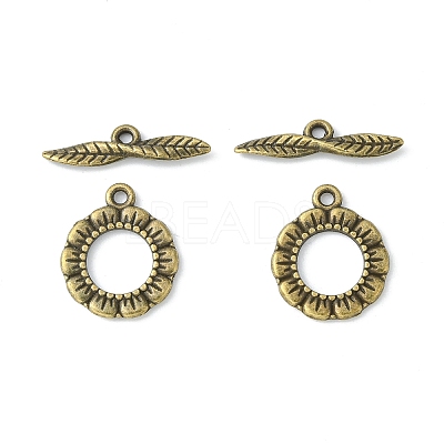 Tibetan Style Toggle Clasps X-MLF11359Y-NF-1