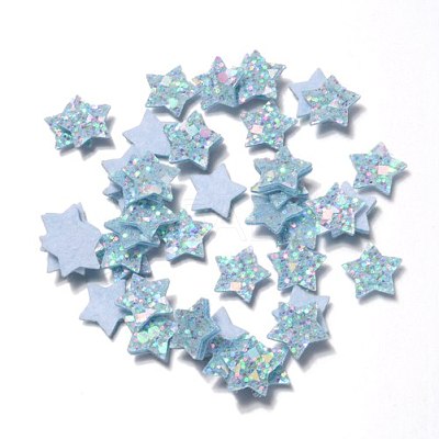 Glitter Non Woven Fabric Decoration Accessories AJEW-WH0002-11D-1