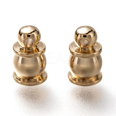 Brass Cord Ends KK-H759-45-G-1