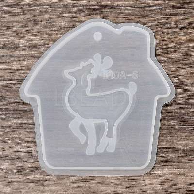 Christmas Theme DIY Silicone Pendant Molds LS-SIMO-G007-01E-1