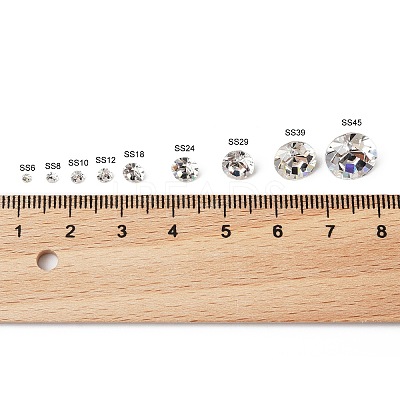 Preciosa&reg MAXIMA Crystal Round Stones Y-PRC-RBSS29-90070-1