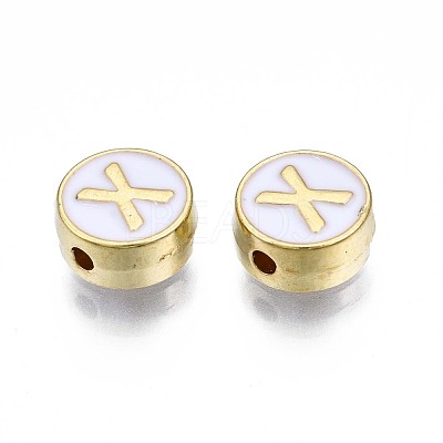 Alloy Enamel Beads ENAM-N052-006-01X-RS-1