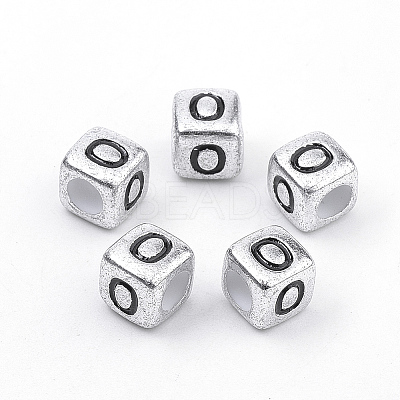 Plated Acrylic Beads X1-PB43C9308-O-1