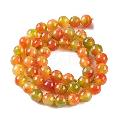 Natural Malaysia Jade Beads Strands G-A146-8mm-C14-1