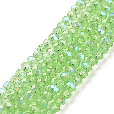 Electroplate Glass Beads Strands EGLA-A034-T10mm-L17-1