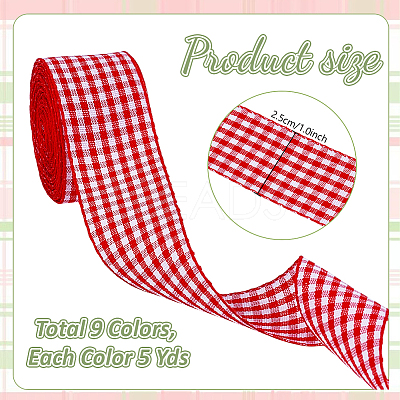 45Yards 9 Colors Polyester Ribbon OCOR-PH0006-54-1