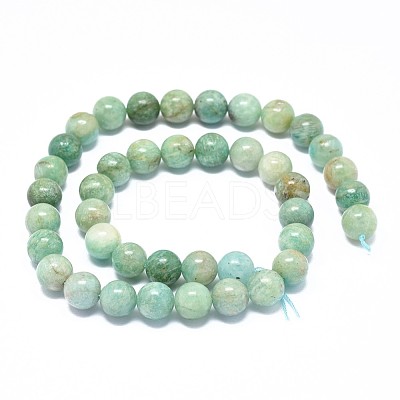 Natural Amazonite Beads Strands G-F632-25-02-1