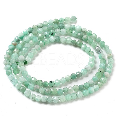 Natural Emerald Beads Strands G-A026-A01-3mm-1