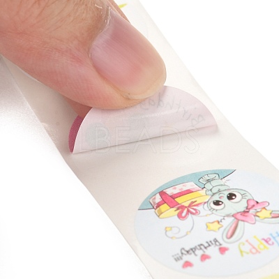 Birthday Themed Pattern Self-Adhesive Stickers DIY-E023-08G-1