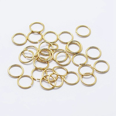 925 Sterling Silver Saw Cut Open Jump Rings STER-F036-02G-0.8x4mm-1