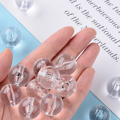Transparent Acrylic Beads X-MACR-S370-A20mm-001-1
