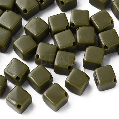 Opaque Acrylic Beads MACR-S373-135-A11-1