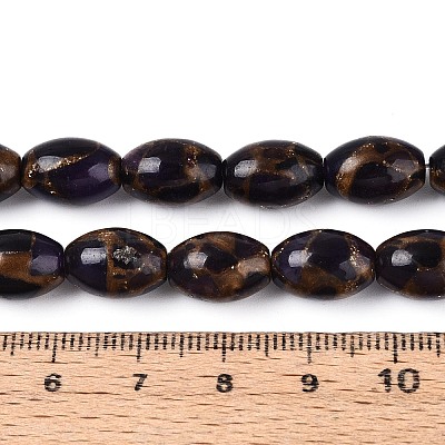 Dyed Synthetic Gemstone Beads Strands G-T144-38B-1