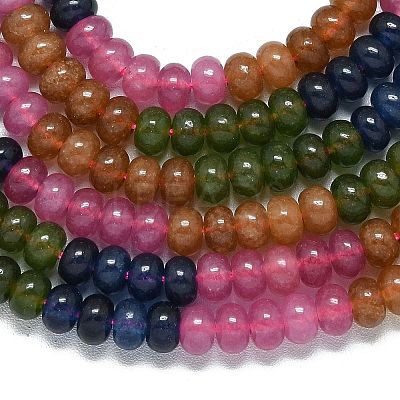 Natural Malaysia Jade Beads Strands G-B165-G01-4x6mm-11-1