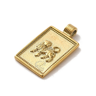 304 Stainless Steel Pendants STAS-L022-306G-05-1