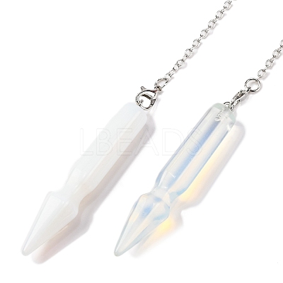 Opalite Pointed Dowsing Pendulums G-Q184-04F-P-1