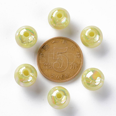 Opaque Acrylic Beads MACR-S370-D10mm-A10-1