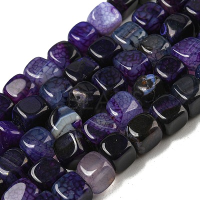 Natural Agate Beads Strands X-G-N326-99G-1