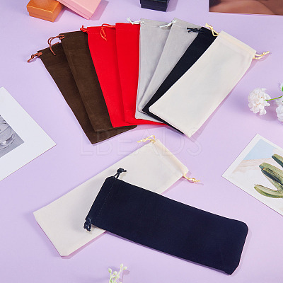 10Pcs Velvet Drawstring Pouches TP-TA0001-06B-1