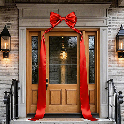 Cloth Big Bowknot Ornaments DIY-WH0308-957A-1