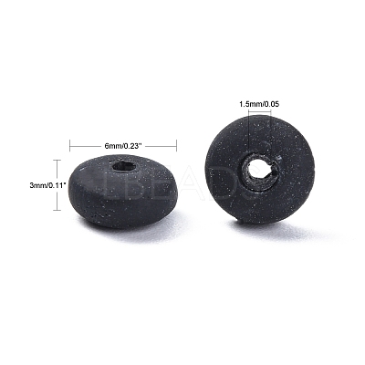 Handmade Polymer Clay Beads Strands CLAY-N008-008J-1