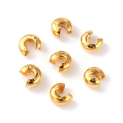 304 Stainless Steel Crimp Beads Cover LS-STAS-WH0017-024B-1
