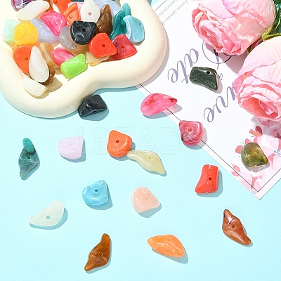 50Pcs Chip Imitation Gemstone Acrylic Beads OACR-YW0003-41-1