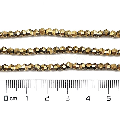 Transparent Electroplate Glass Beads Strands EGLA-A039-T3mm-UA11-1