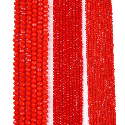 Opaque Solid Color Imitation Jade Glass Beads Strands EGLA-A044-P1mm-D22-1