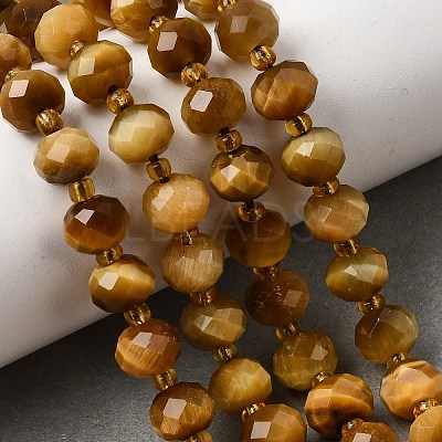 Natural Tiger Eye Beads Strands G-D105-B10-1