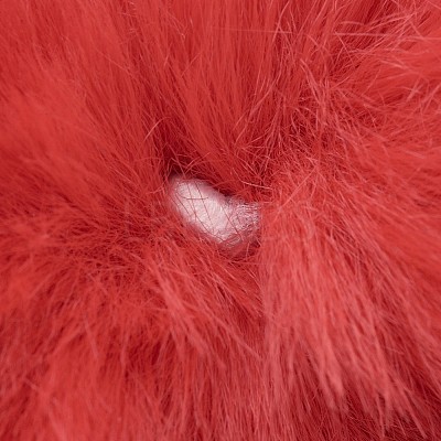 Handmade Faux Rabbit Fur Pom Pom Ball Covered Pendants WOVE-F020-A17-1