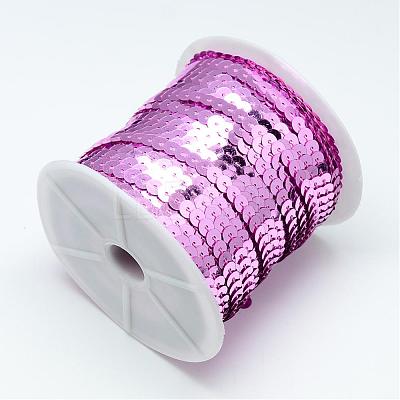 Plastic Paillette Beads PVC-Q085-6mm-9-1