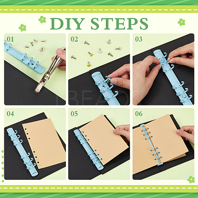 5 Colors Iron Binding Combs FIND-GF0007-07B-1
