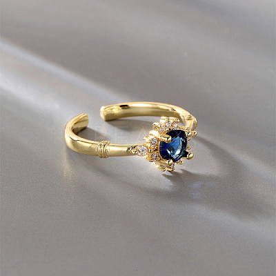 Brass Open Cuff Rings for Women LS-VP2144-1