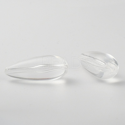 Transparent Acrylic Beads X-PL6315Y-1