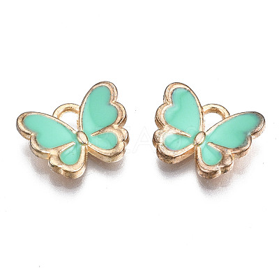 Alloy Enamel Charms ENAM-S121-070F-1
