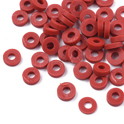 Handmade Polymer Clay Beads CLAY-Q251-4.0mm-102-1
