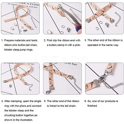 Brass Ribbon Crimp Ends KK-PH0001-10AB-1