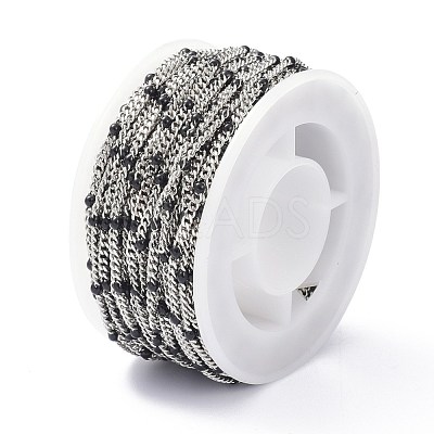 304 Stainless Steel Enamel Curb Chains CHS-P013-01P-02-1