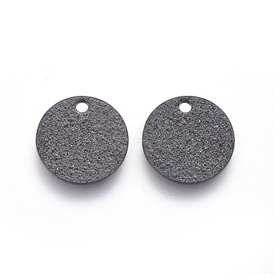 304 Stainless Steel Charms STAS-E455-02B-10mm-1