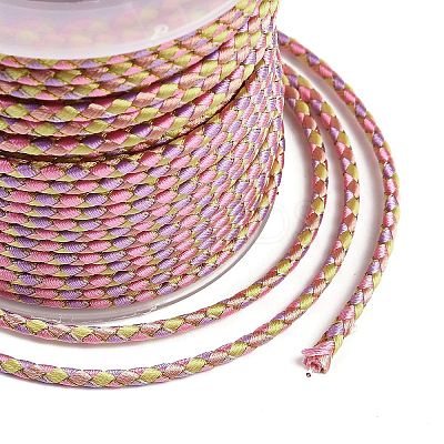 11M Polyester Braided Cord with Cotton Core & Metallic Thread OCOR-Z006-01-21-1