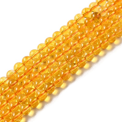 Natural Quartz Crystal Beads Strands G-C076-6mm-6-1