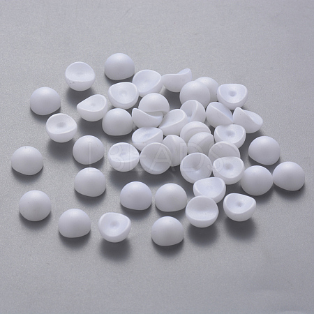 ABS Plastic Imitation Pearl Cabochons MRMJ-Q092-6mm-B01-1