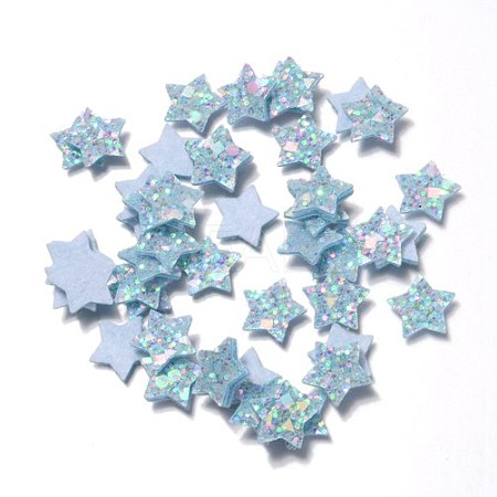 Glitter Non Woven Fabric Decoration Accessories AJEW-WH0002-11D-1