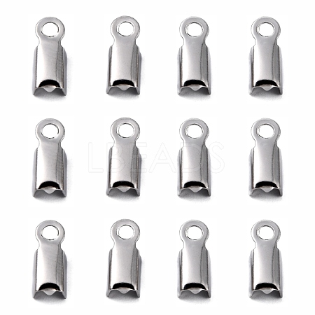 Tarnish Resistant 304 Stainless Steel Folding Crimp Ends STAS-R063-29-1