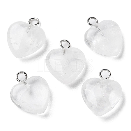 Natural Quartz Crystal Pendants G-E603-01P-10-1
