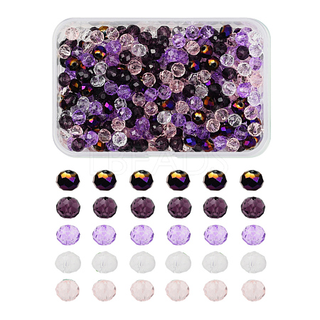Glass Beads Strands EGLA-YW0001-14B-1